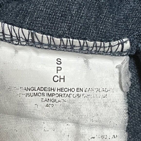 Old Navy Men’s Long Sleeve Crewneck Tee - Size Small - Heather Navy Blue - Picture 4 of 8